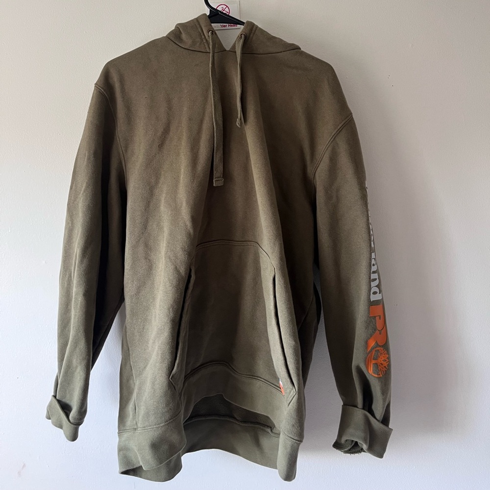 Mens XL Olive Green Timberland Hoodie